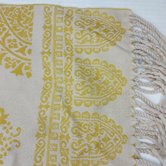 ANICHINI 100% Wool Paisley Print Reversable Scarf - Picture 2 of 16